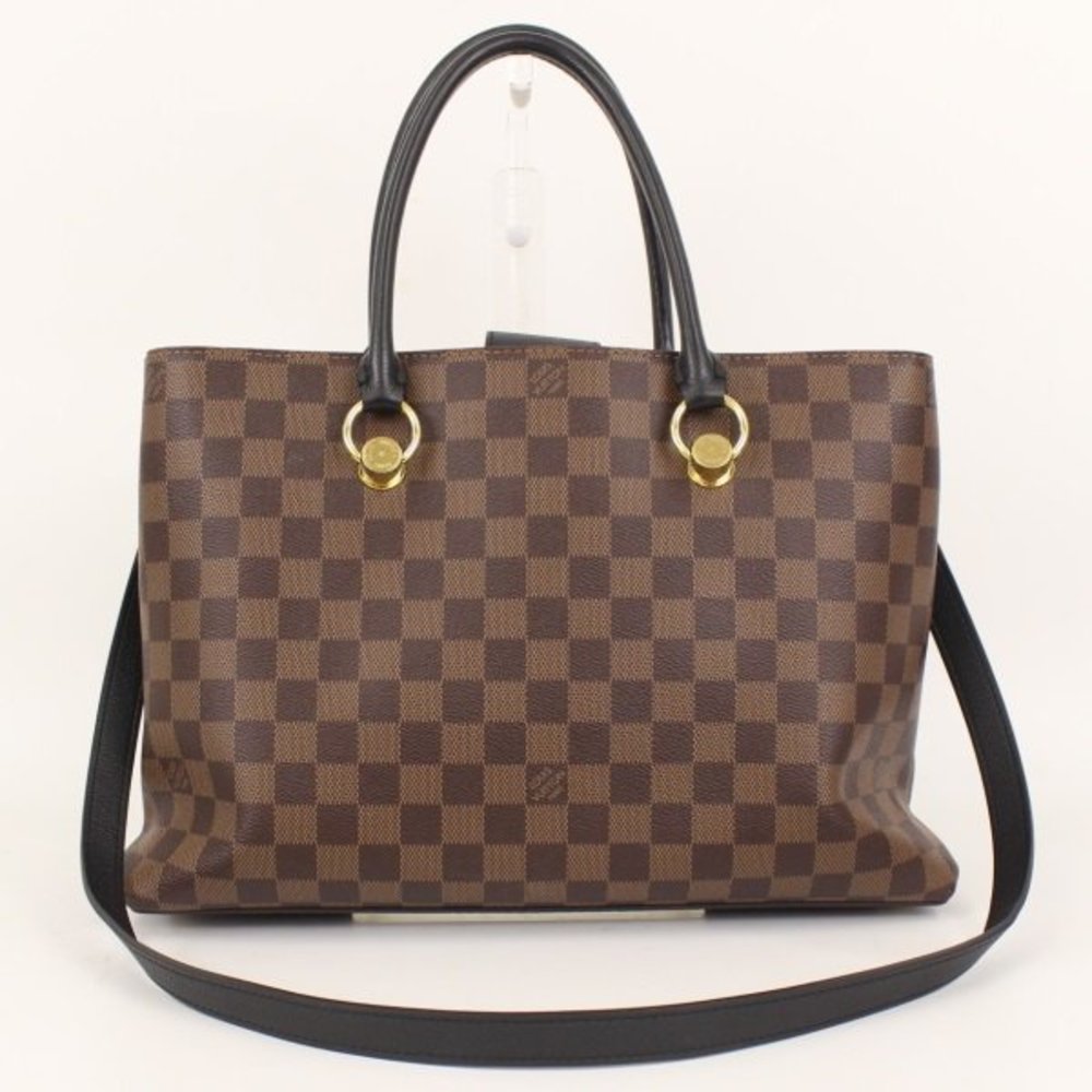 Louis Vuitton LV Riverside Damier Handbag Brown
